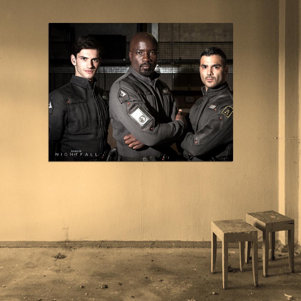 Halo Nightfall Characters Awesome TV Series Wall Art Print Poster
