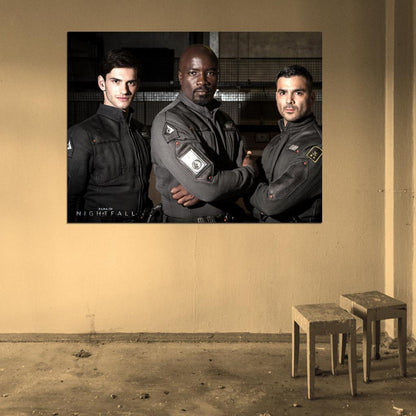Halo Nightfall Characters Awesome TV Series Wall Art Print Poster