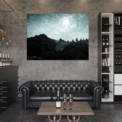 Cast Characters Landscape Sky Halo Nightfall Series Wall Art Print Poster