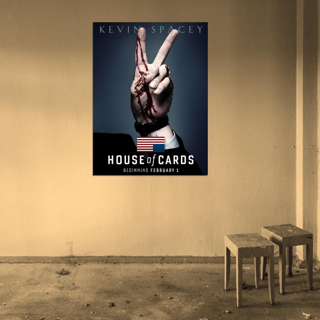 House of Cards Blood Cast Characters TV Series Wall Art Print Poster