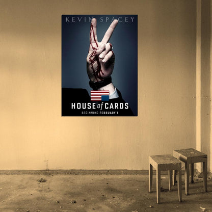 House of Cards Blood Cast Characters TV Series Wall Art Print Poster