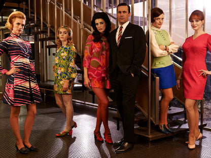 Characters Don Megan Sally Draper Jon Hamm TV Series Wall Art Print Poster
