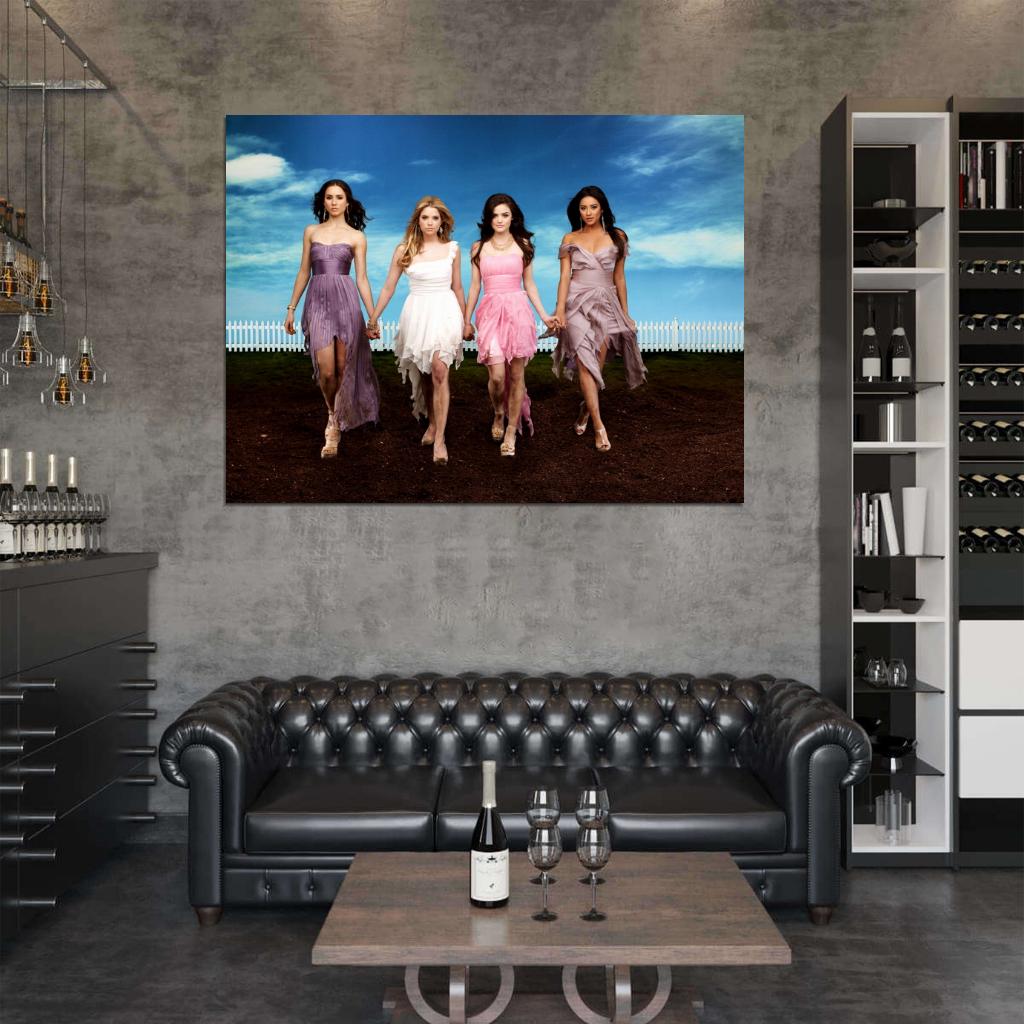 Pretty Little Liars Cast Characters Beautiful TV Wall Art Print Poster