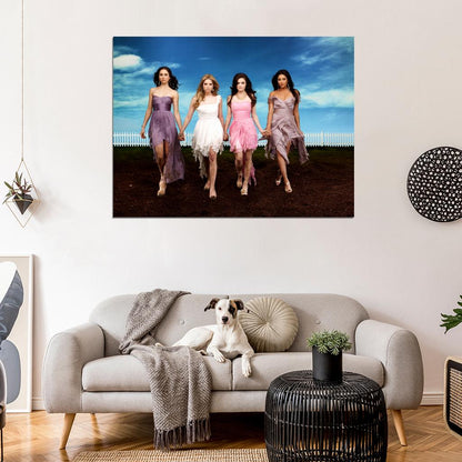 Pretty Little Liars Cast Characters Beautiful TV Wall Art Print Poster