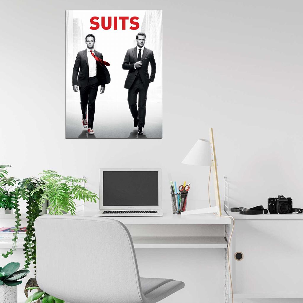 Suits Cast Characters Awesome TV Series Wall Art Print Poster