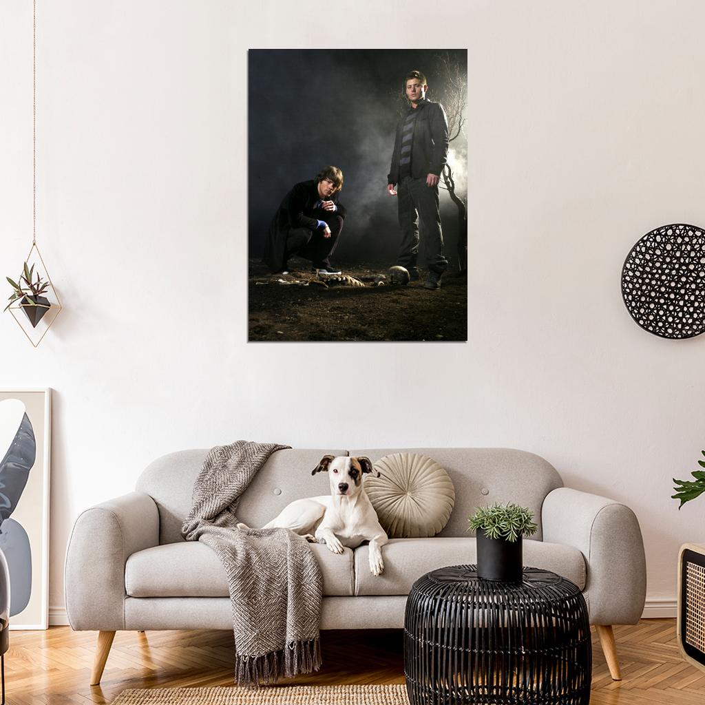Jensen Ackles Jared Padalecki Supernatural TV Series Wall Art Print Poster