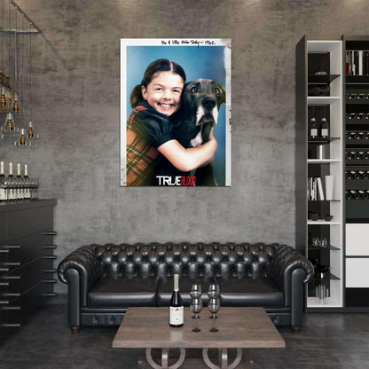 Sister Sally Girl Dog Old Photograph True Blood Series Wall Art Print Poster