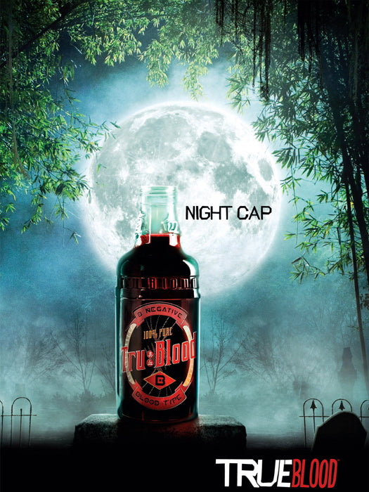 Bottle Moon Graveyard Awesome True Blood TV Series Wall Art Print Poster