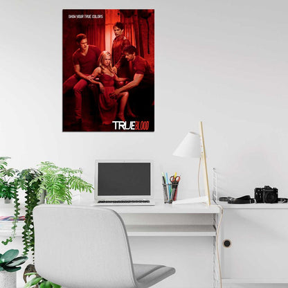True Blood Red Hot Sexy Cast Characters TV Series Wall Art Print Poster