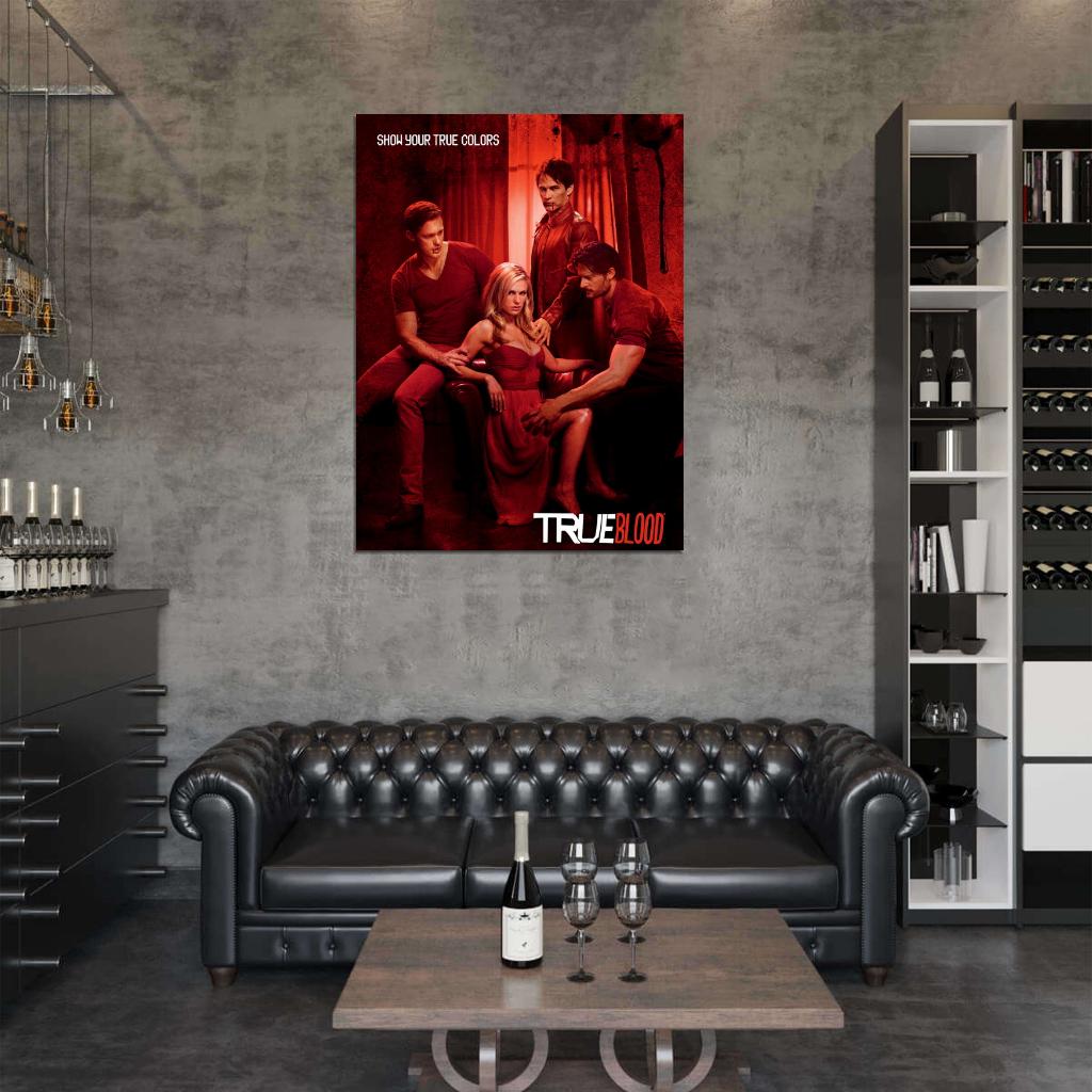 True Blood Red Hot Sexy Cast Characters TV Series Wall Art Print Poster