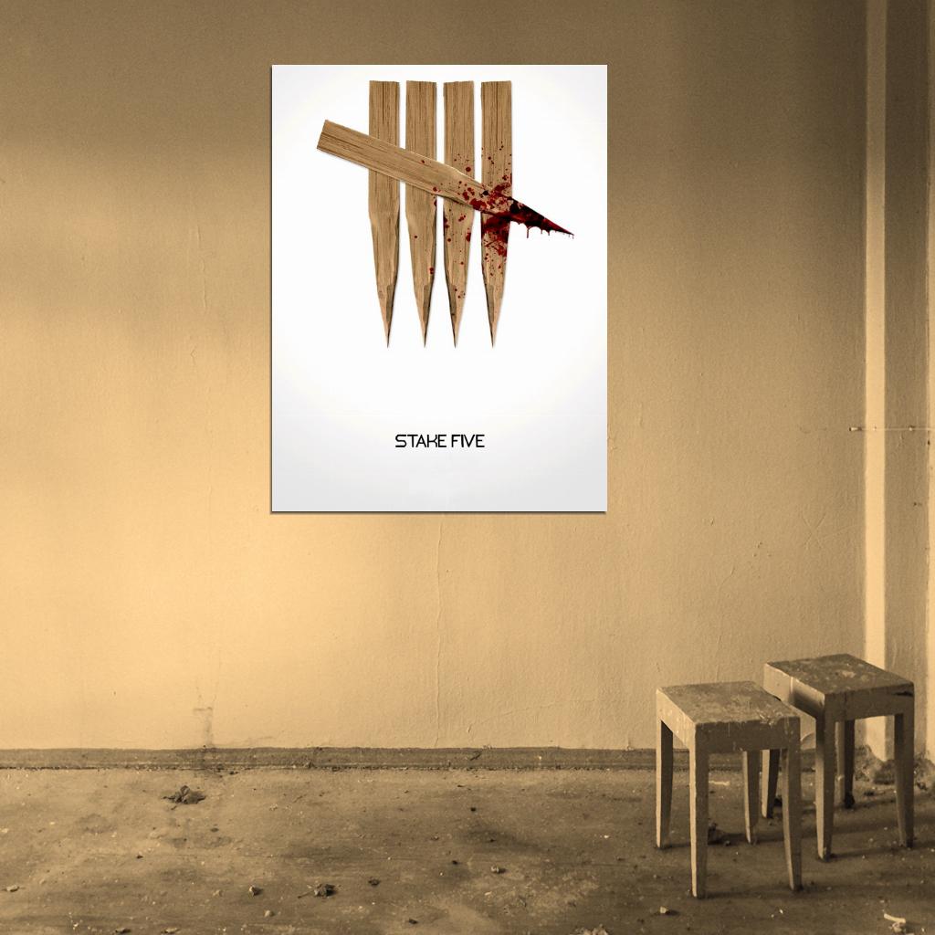 Stake Five Season 5 Awesome True Blood TV Series Wall Art Print Poster