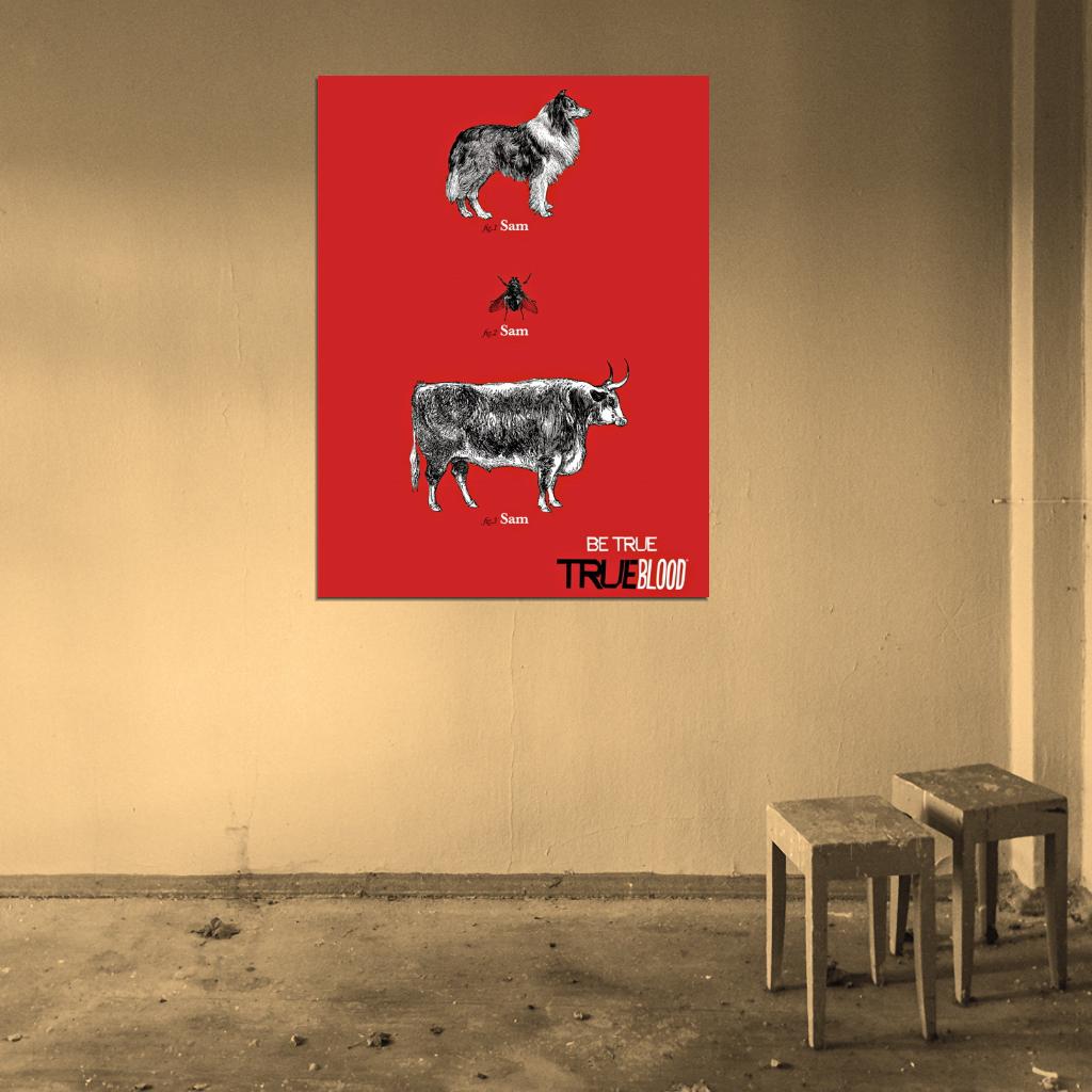 Be True Forms of Sam Awesome True Blood TV Series Wall Art Print Poster