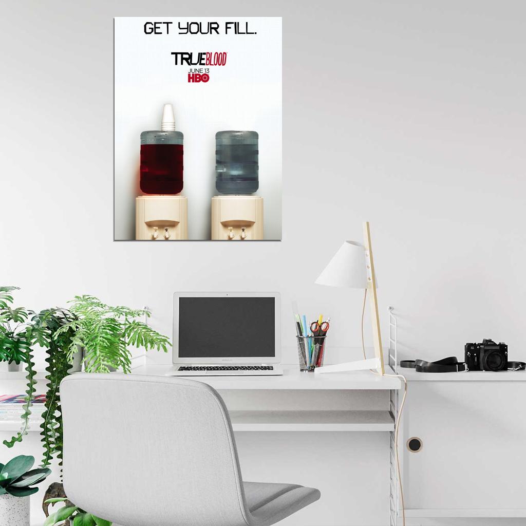 Get Your Fill Water Cooler Awesome True Blood TV Wall Art Print Poster