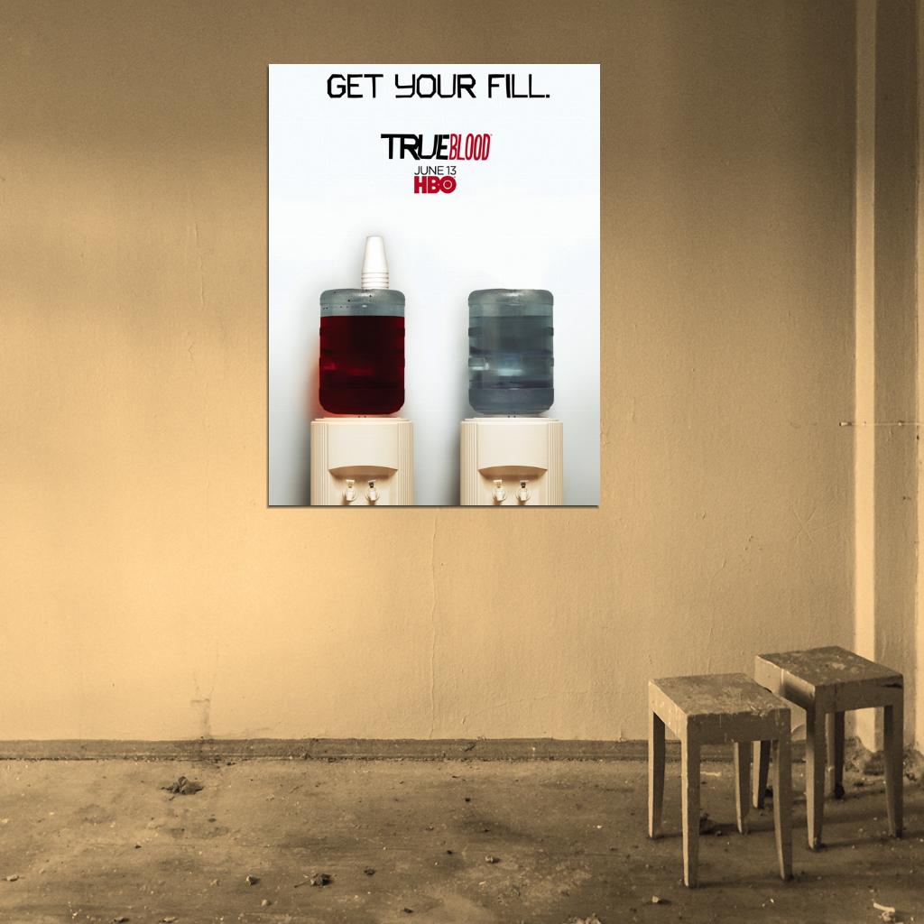 Get Your Fill Water Cooler Awesome True Blood TV Wall Art Print Poster