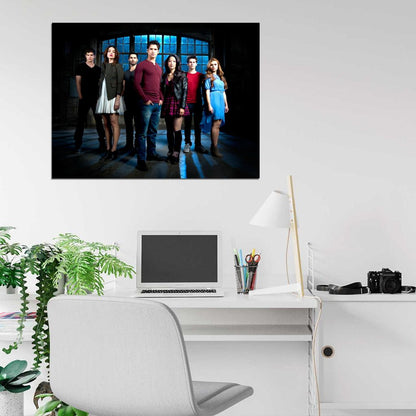Teen Wolf Cast Characters TV Series Wall Art Print Poster