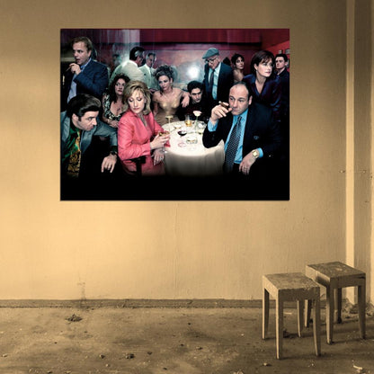Family Characters Awesome The Sopranos TV Series Wall Art Print Poster