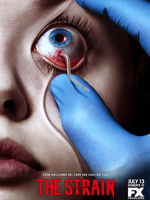 Eye Worm Rubber Gloves Awesome The Strain TV Series Wall Art Print Poster