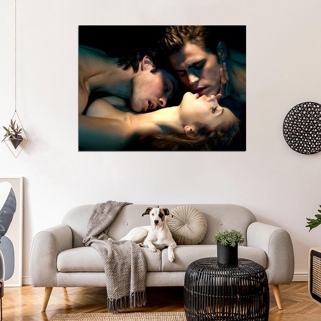 The Vampire Diaries Hot Sexy Cast Characters TV Series Wall Art Print Poster