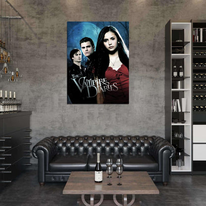 The Vampire Diaries Awesome Cast Characters TV Series Wall Art Print Poster