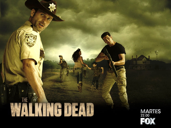 Rick Grimes Shane Walsh The Walking Dead TV Series Wall Art Print Poster