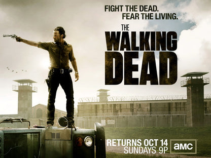 Rick Grimes Andrew Lincoln Awesome The Walking Dead Wall Art Print Poster