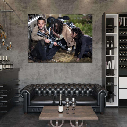 Rick Grimes Characters The Walking Dead TV Series Wall Art Print Poster
