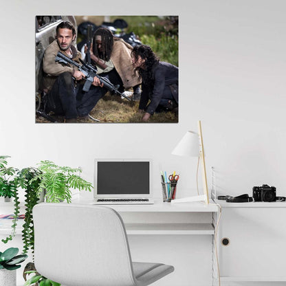 Rick Grimes Characters The Walking Dead TV Series Wall Art Print Poster