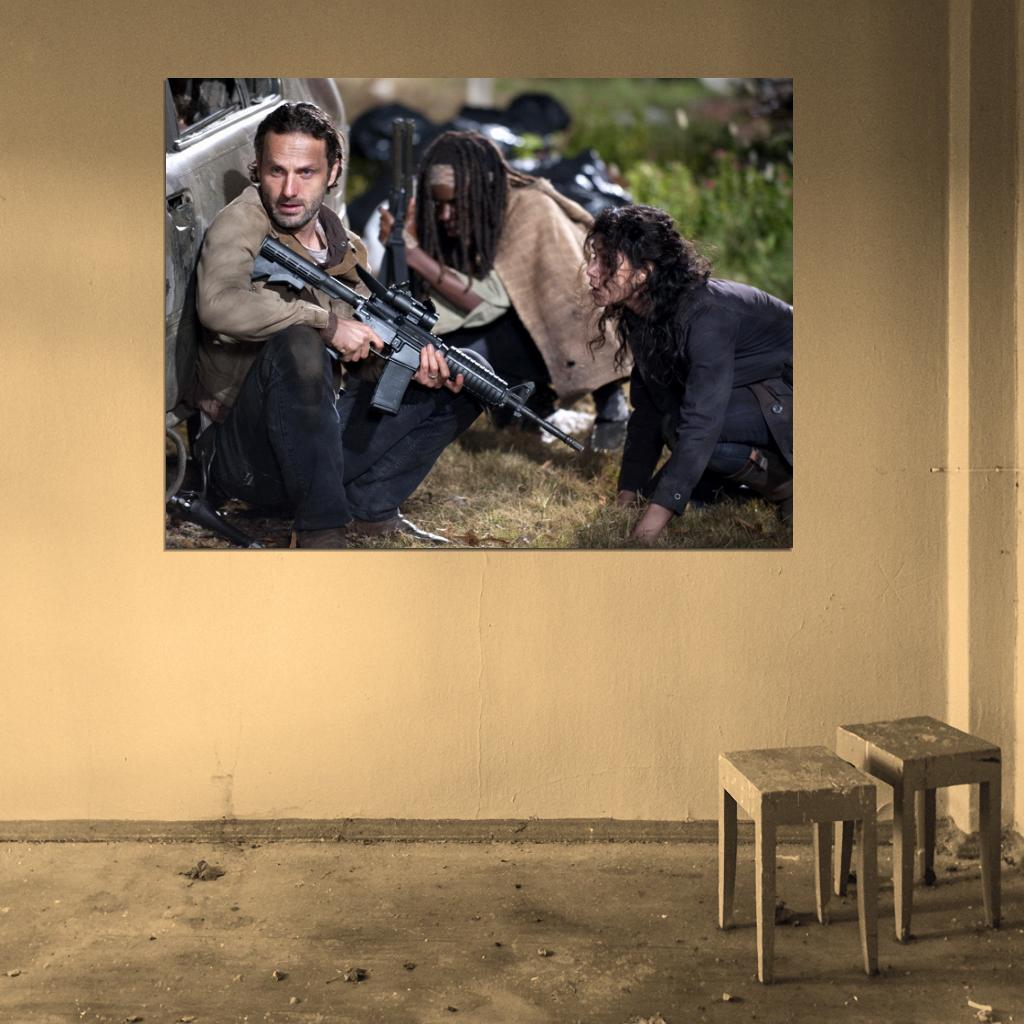 Rick Grimes Characters The Walking Dead TV Series Wall Art Print Poster