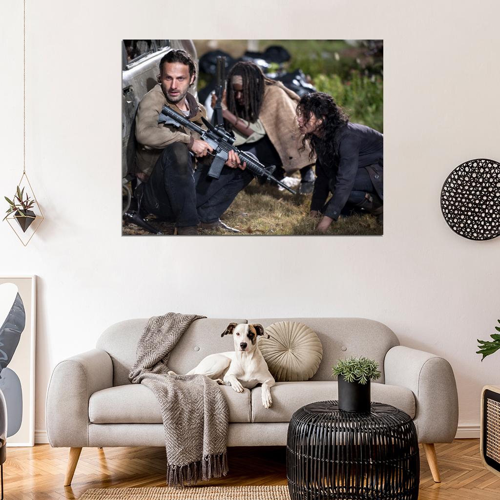 Rick Grimes Characters The Walking Dead TV Series Wall Art Print Poster