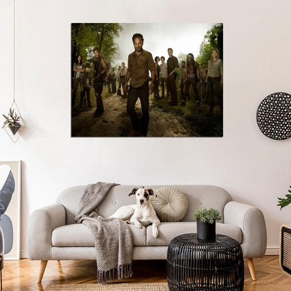 The Walking Dead Cast Characters Survivors TV Series Wall Art Print Poster