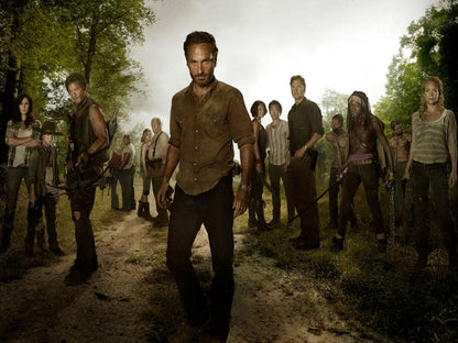 The Walking Dead Cast Characters Survivors TV Series Wall Art Print Poster