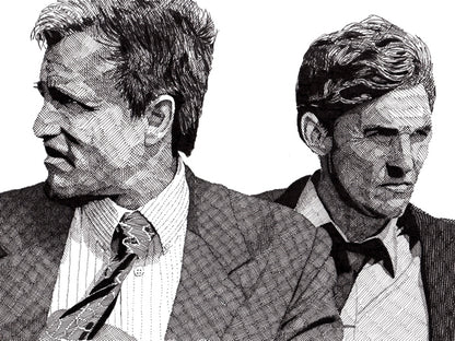 Woody Harrelson Matthew McConaughey Art True Detective Wall Art Print Poster