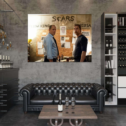 Hart Cohle Harrelson McConaughey True Detective Series Wall Art Print Poster