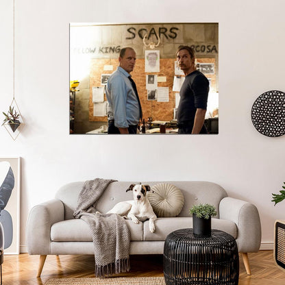 Hart Cohle Harrelson McConaughey True Detective Series Wall Art Print Poster