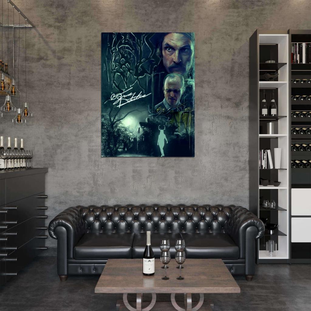 Victim Silhouette Awesome Art True Detective TV Series Wall Art Print Poster