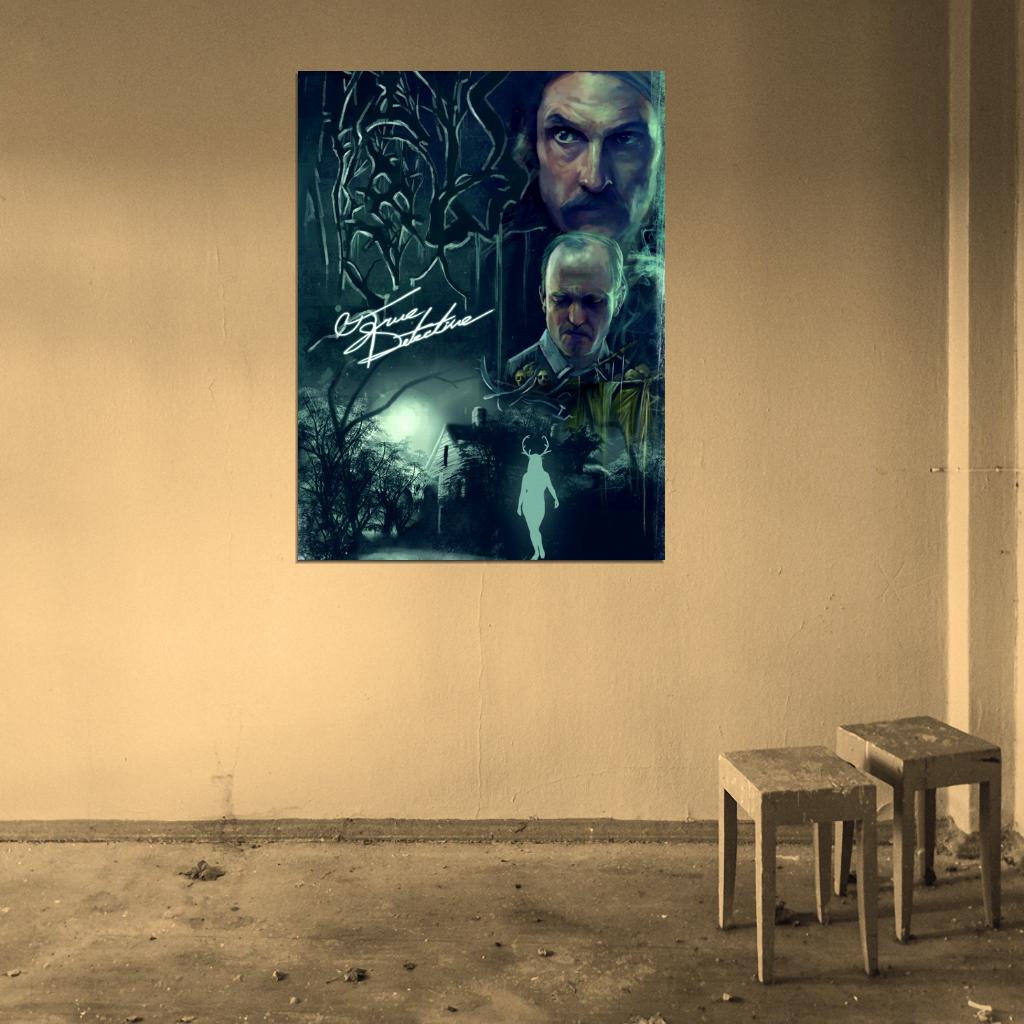 Victim Silhouette Awesome Art True Detective TV Series Wall Art Print Poster