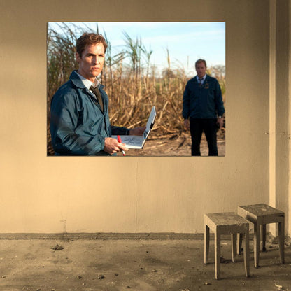 Rust Cohle Matthew McConaughey True Detective TV Wall Art Print Poster