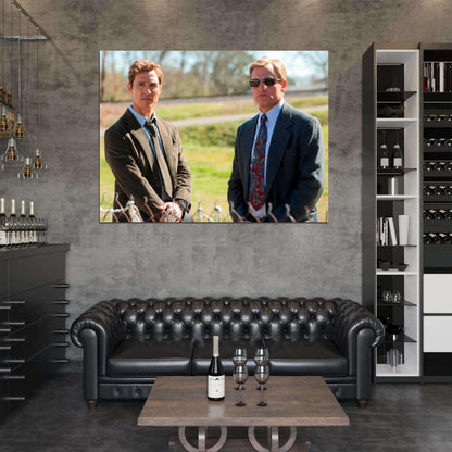 Matthew McConaughey Woody Harrelson True Detective Wall Art Print Poster