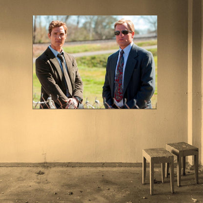 Matthew McConaughey Woody Harrelson True Detective Wall Art Print Poster