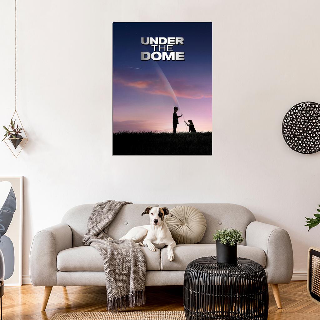 Boy Dog Sky Shooting Star Dusk Under The Dome TV Wall Art Print Poster