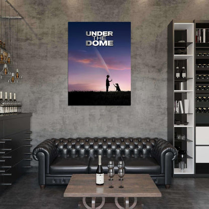 Boy Dog Sky Shooting Star Dusk Under The Dome TV Wall Art Print Poster