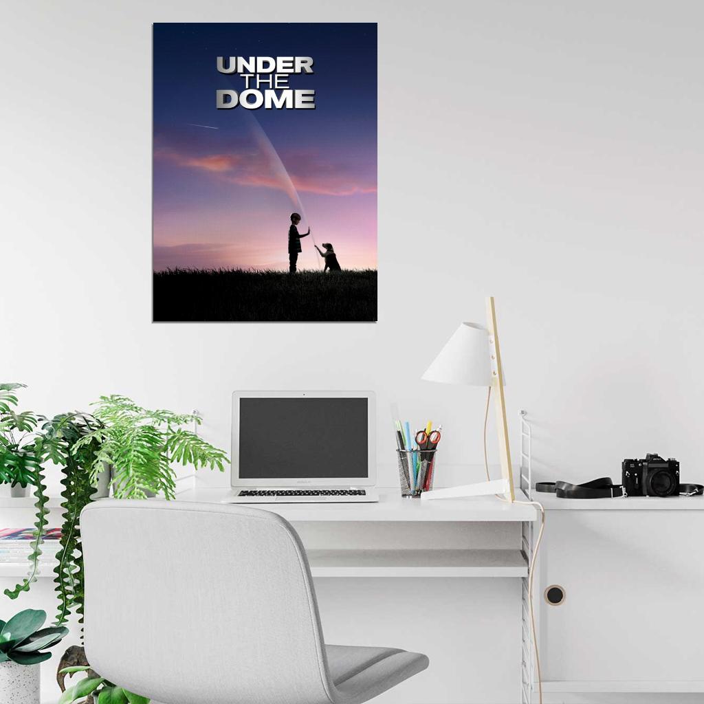 Boy Dog Sky Shooting Star Dusk Under The Dome TV Wall Art Print Poster