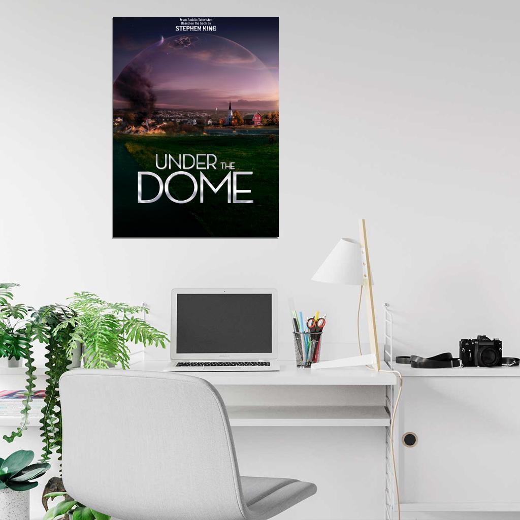 Airplane Crash Awesome Dusk Under The Dome TV Series Wall Art Print Poster