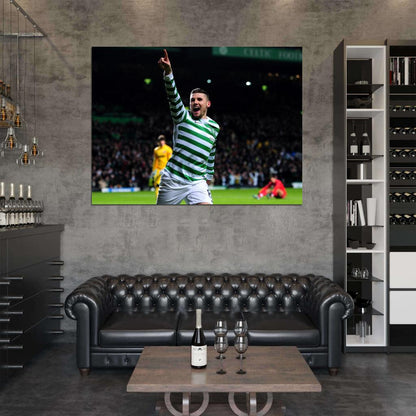 Gary Hooper Goal FC Soccer Football Wall Art Print Poster