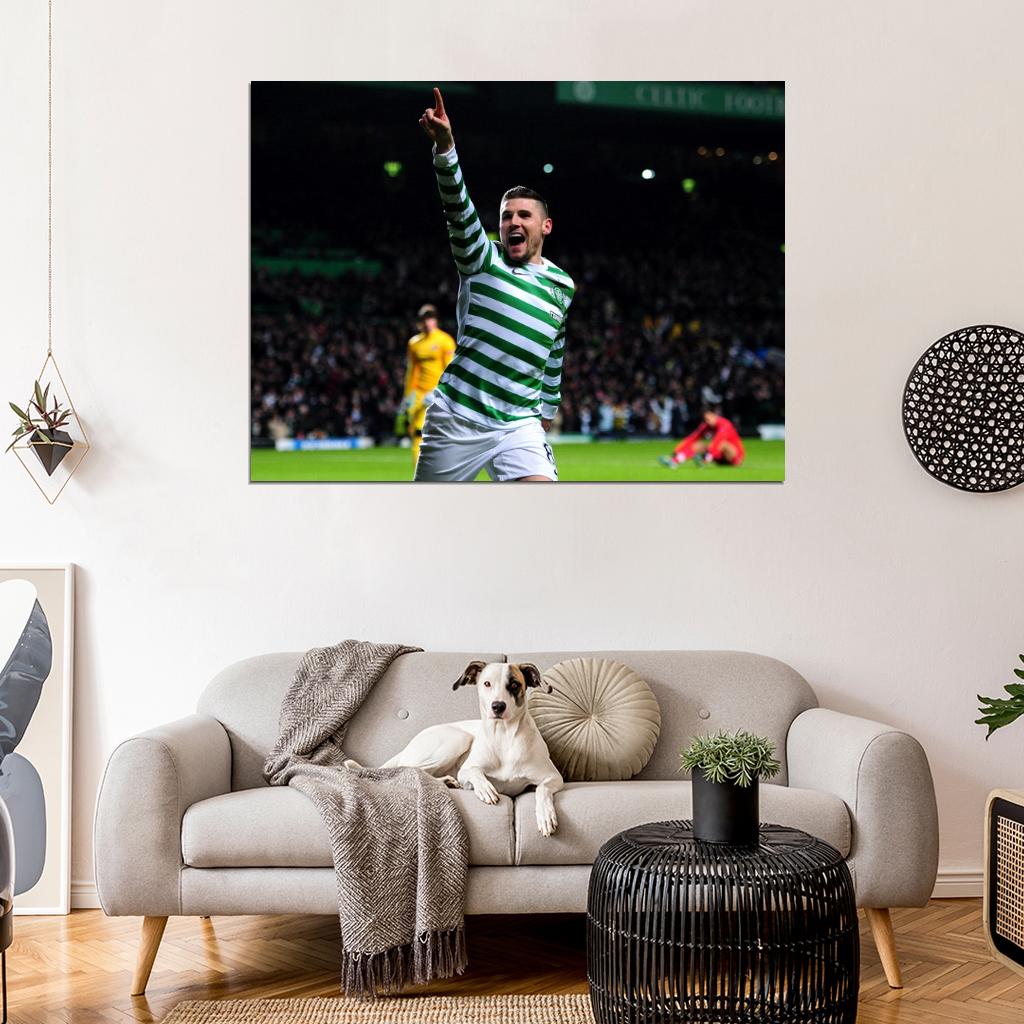 Gary Hooper Goal FC Soccer Football Wall Art Print Poster