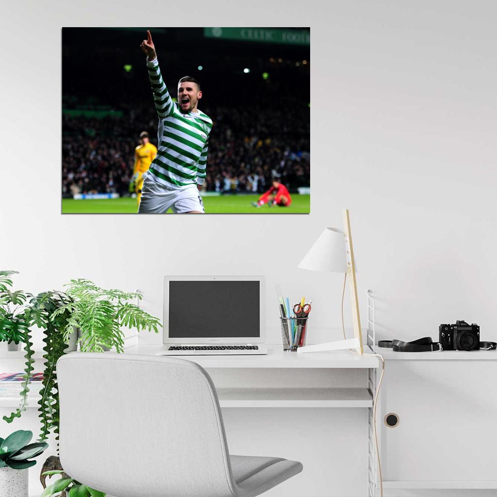 Gary Hooper Goal FC Soccer Football Wall Art Print Poster