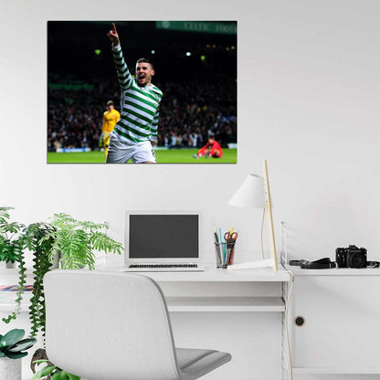 Gary Hooper Goal FC Soccer Football Wall Art Print Poster