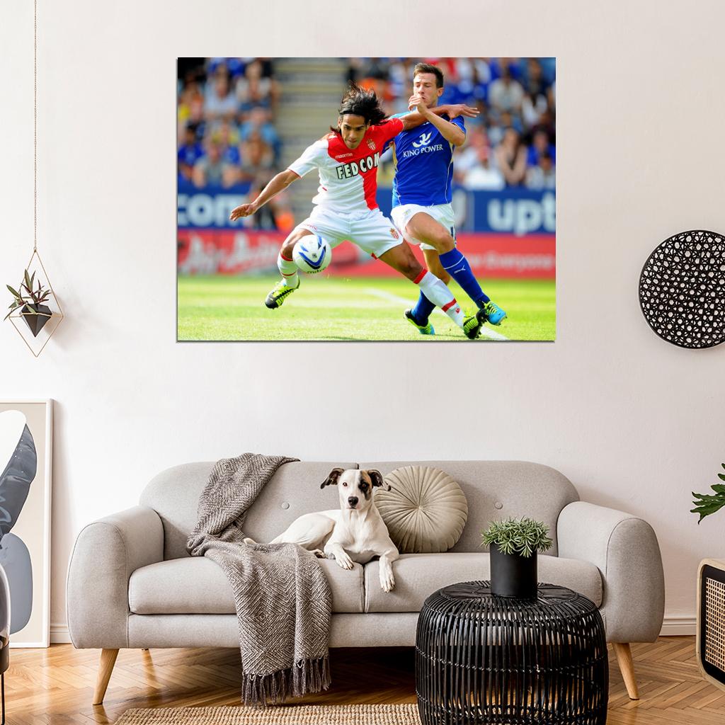 Radamel Falcao El Tigre AS Monaco FC Soccer Football Wall Art Print Poster