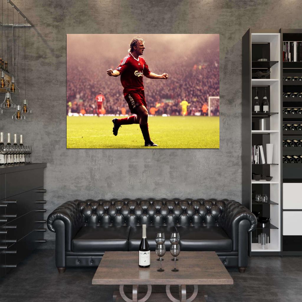 Dirk Kuyt Goal Celebration Epic Awesome Football Wall Art Print Poster