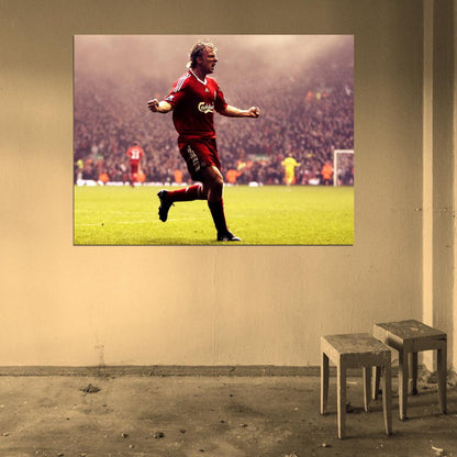 Dirk Kuyt Goal Celebration Epic Awesome Football Wall Art Print Poster
